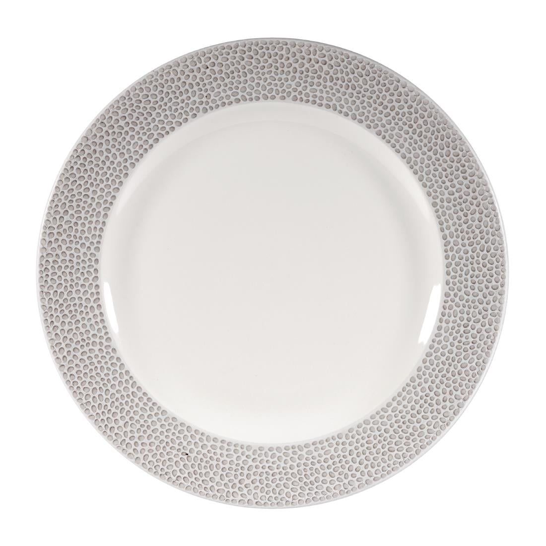 Churchill Isla Footed Plates Shale Grey 276mm (12 Pack)