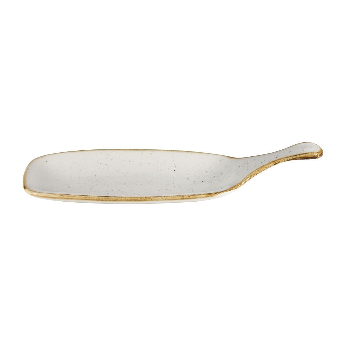 Churchill Stonecast Handled Paddles Barley White 284mm (6 Pack)