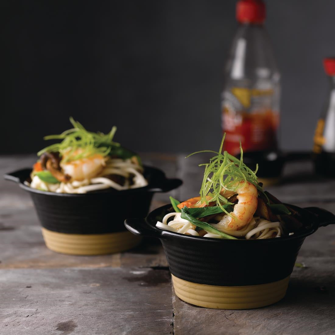 Churchill Black Igneous Stoneware Pie Dishes 140mm (6 Pack)