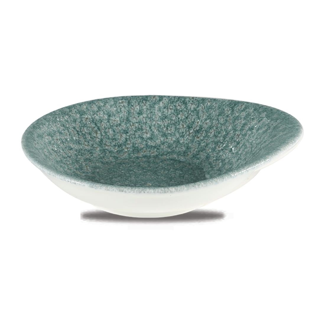 Churchill Raku Round Dishes Topaz Blue 185mm (12 Pack)