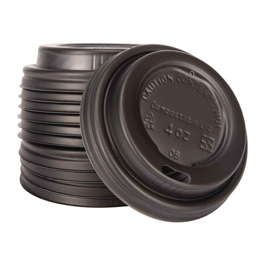 Fiesta Compostable Espresso Cup Lids 114ml / 4oz (50 Pack)