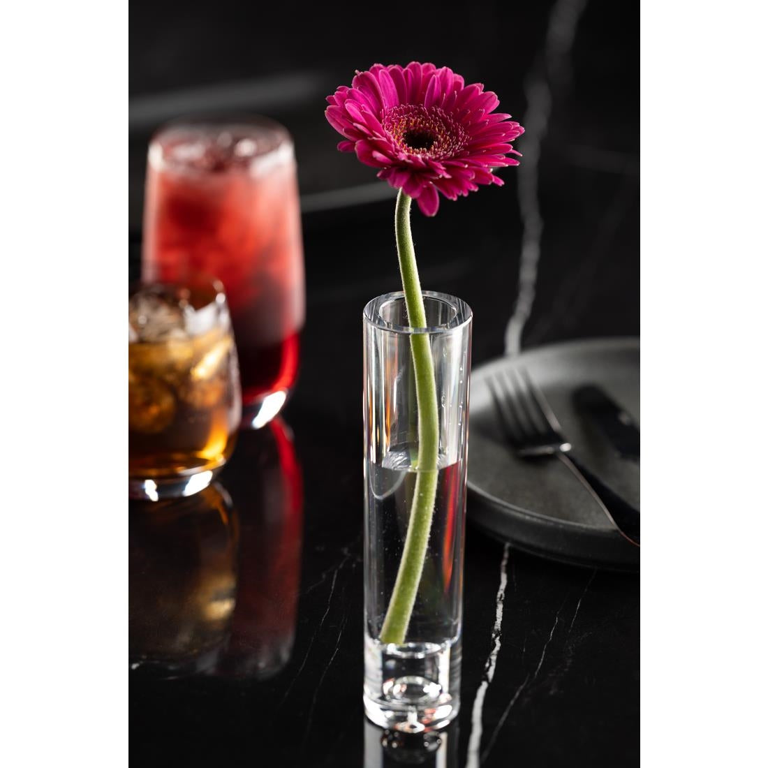 Utopia Lucent Bud Vases 185ml (6 Pack)