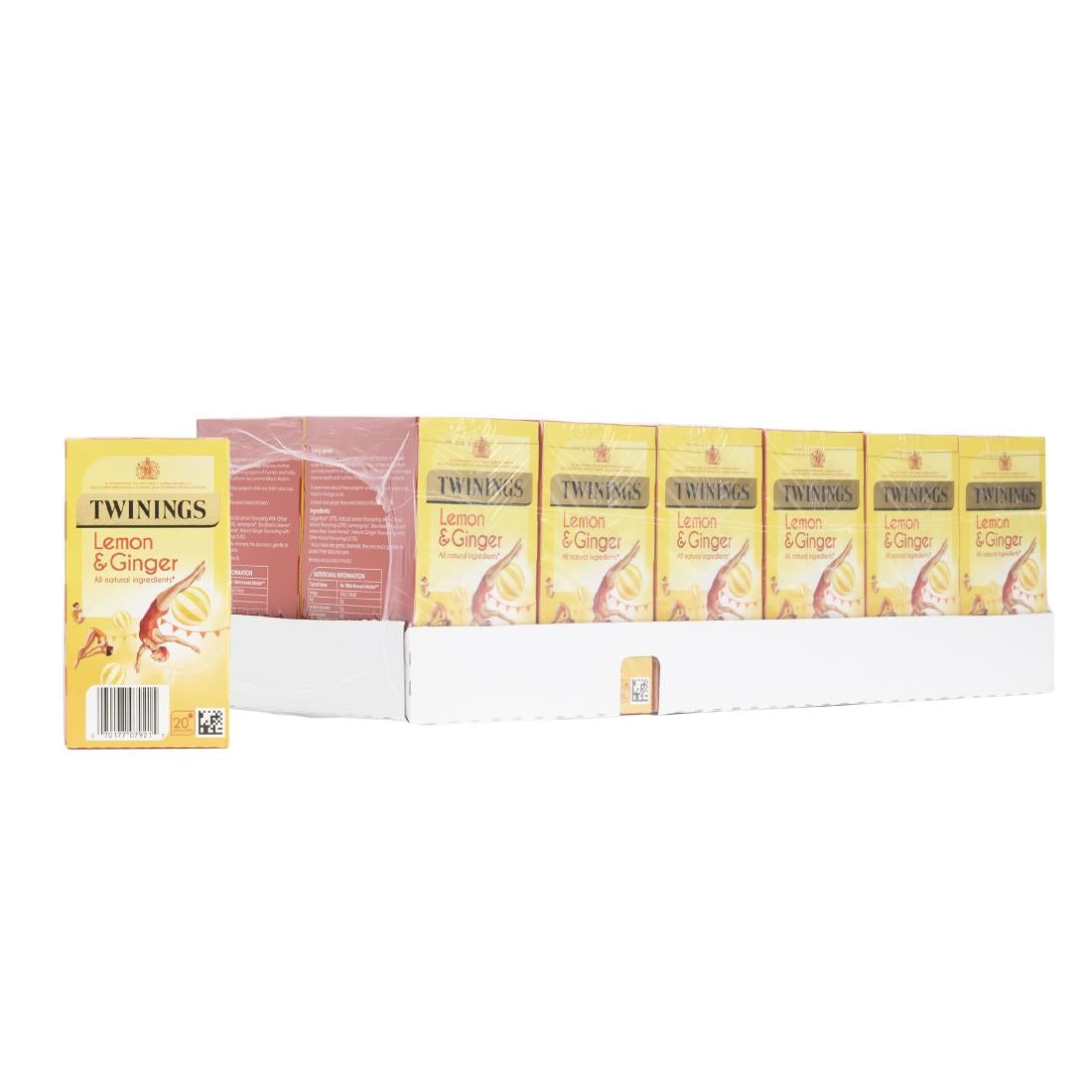 Twinings Lemon & Ginger Enveloped Tea Bags (240 Pack)