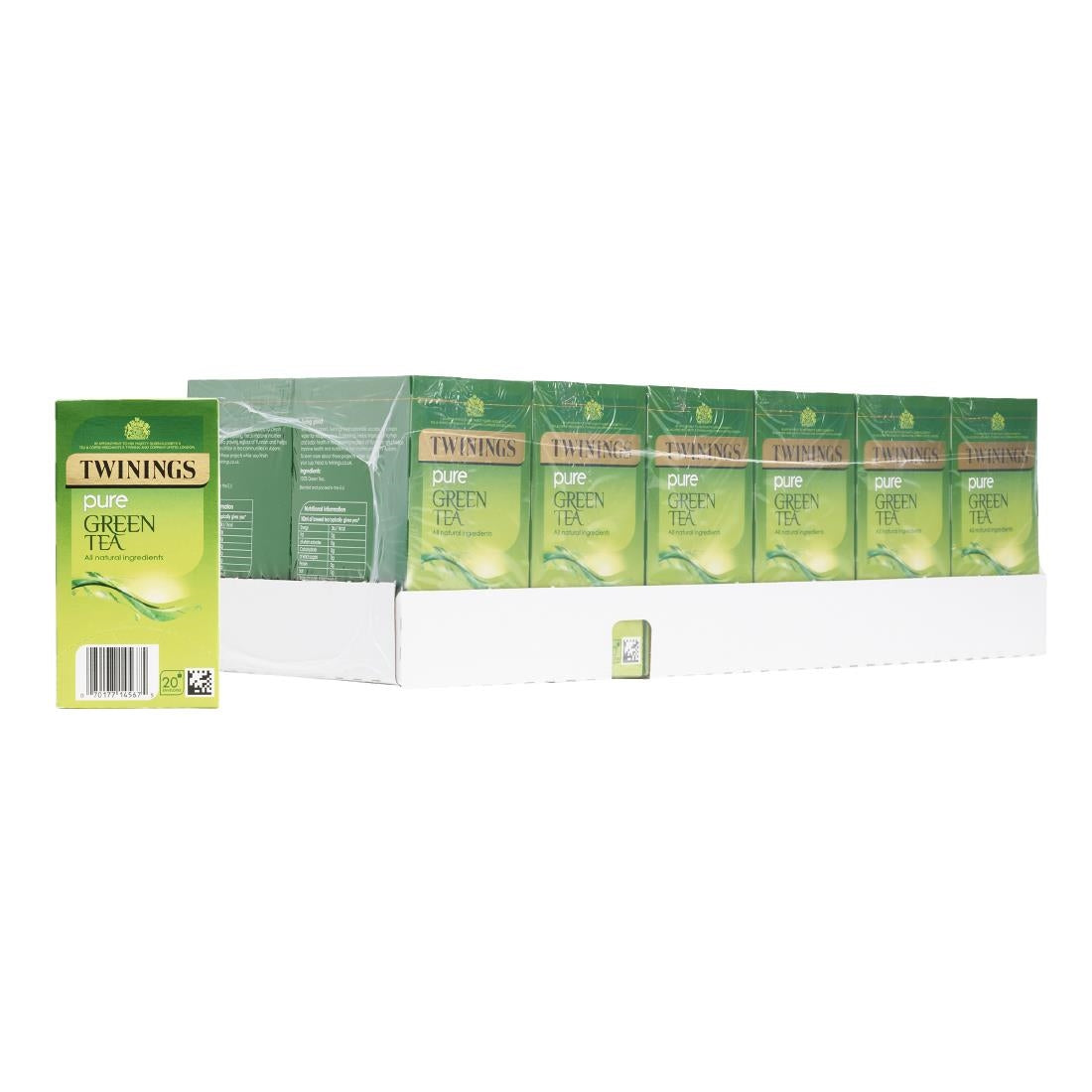Twinings Pure Green Enveloped Tea Bags (12 packs of 20)