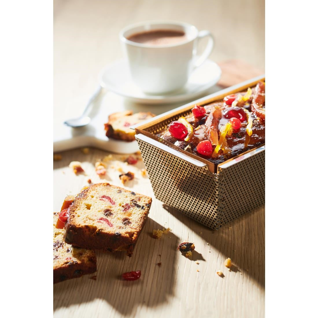 De Buyer Perforated Cake Mould with Removable Base 260mm