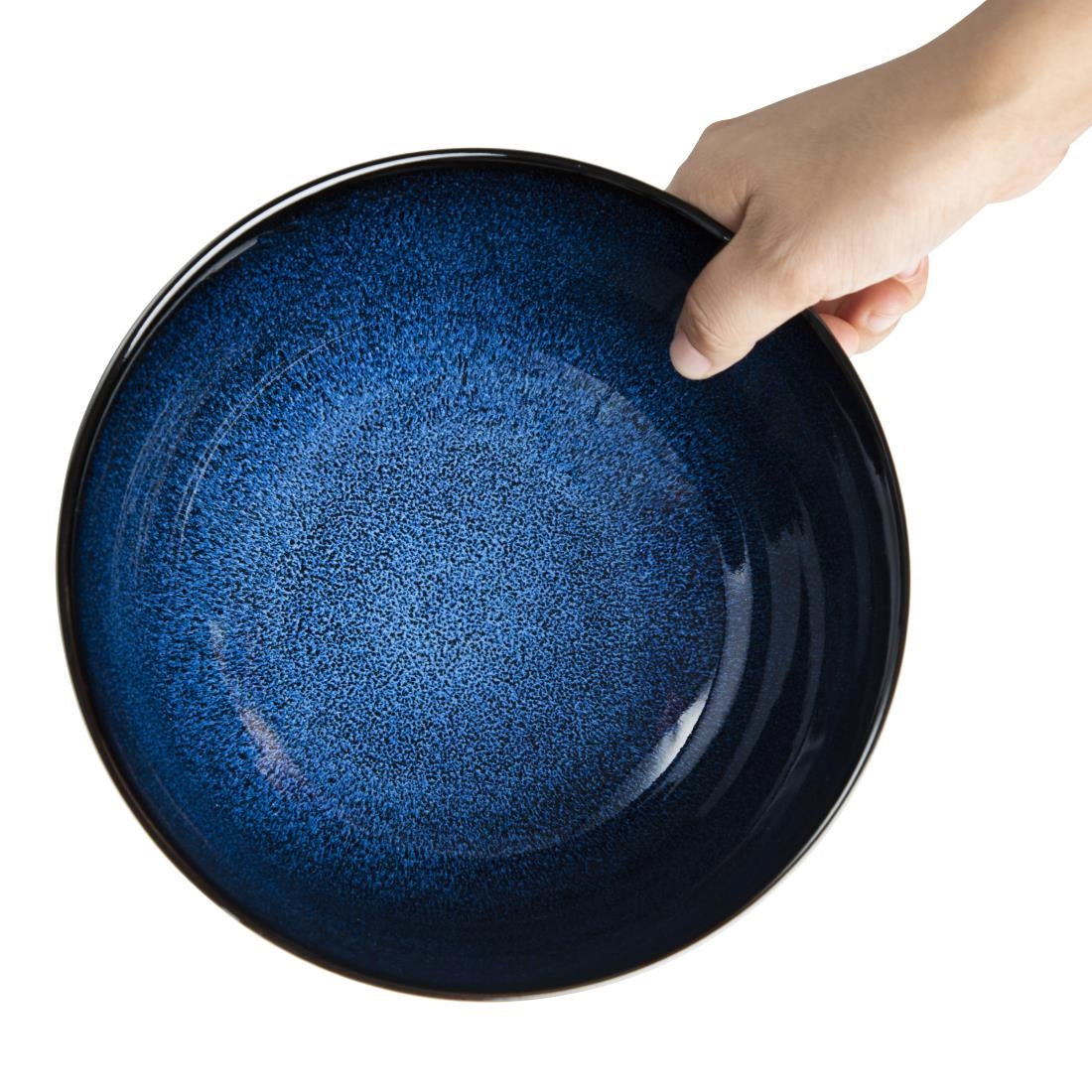 Olympia Luna Midnight Blue Footed Bowls 205mm (4 Pack)