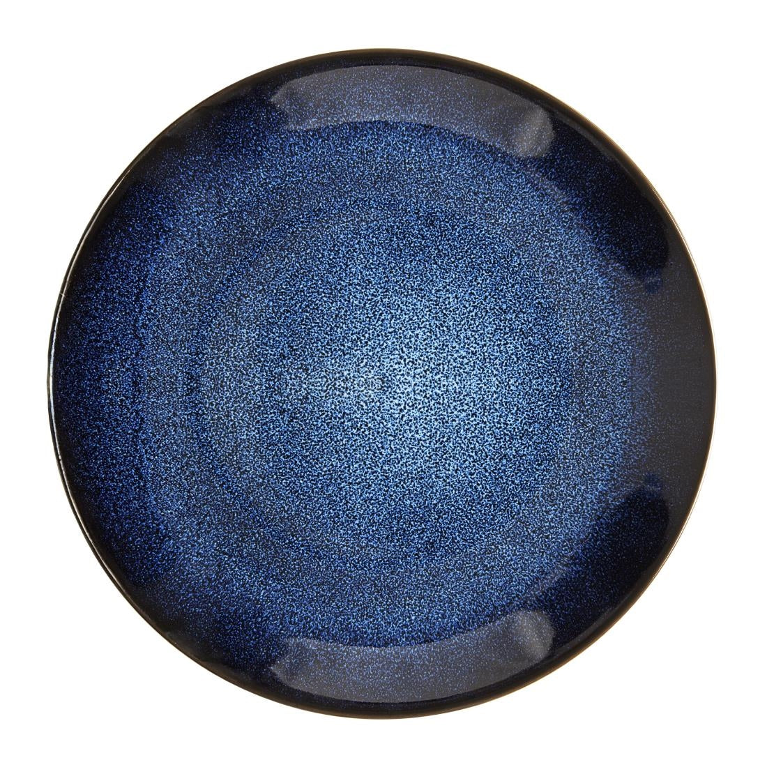 Olympia Luna Midnight Blue Coupe Plates 255mm (4 Pack)