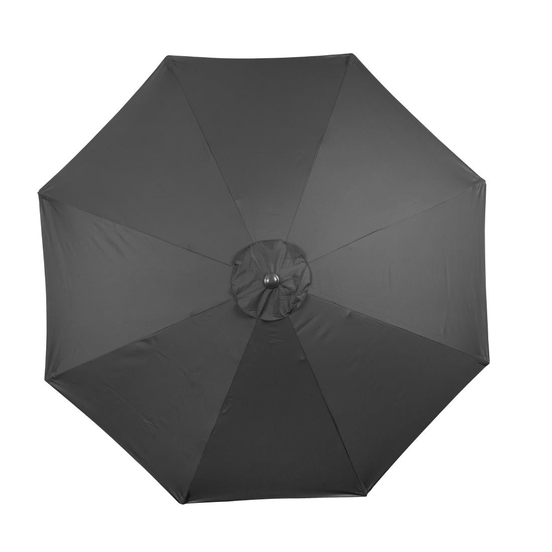 Bolero Seville Round Parasol 3m Diameter Black