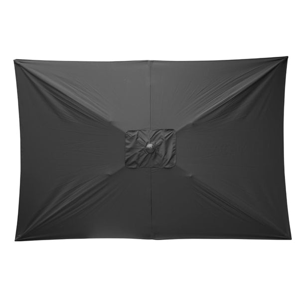 Bolero Seville Rectangular Parasol 2x3m Black
