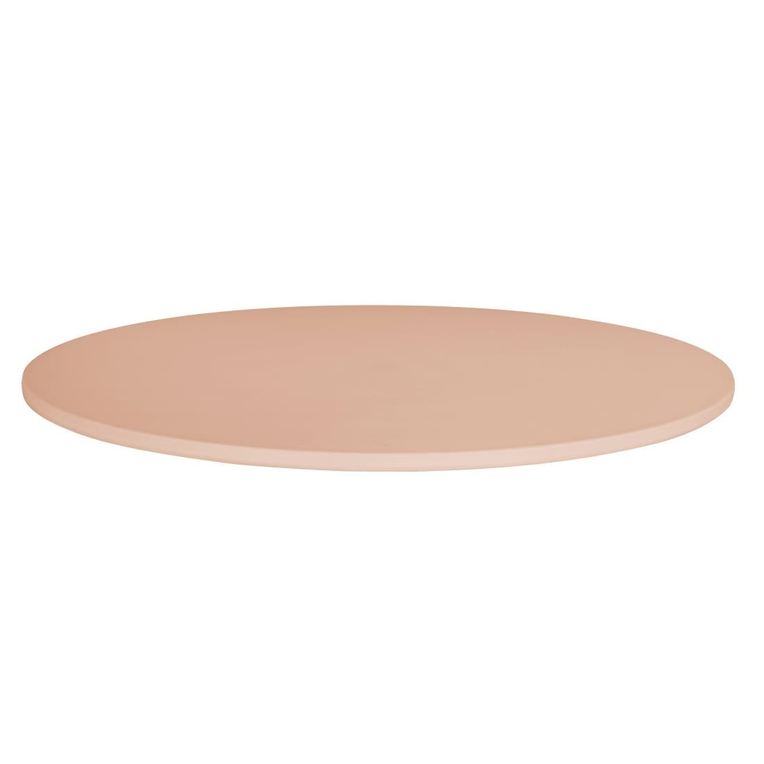 Bolero Mila 600mm Round Café Table - Nude Pink