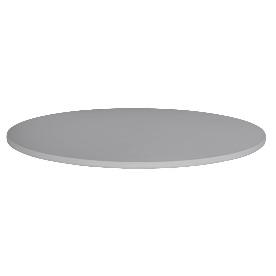 Bolero Lorenzo 600mm Round Café Table - Medium Grey