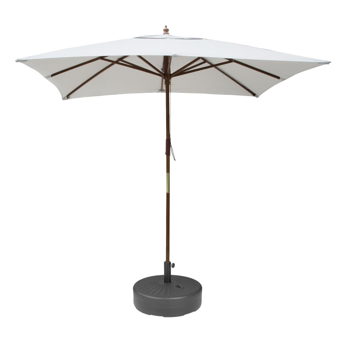 Bolero Black Plastic Parasol Base 40Ltr (filled)