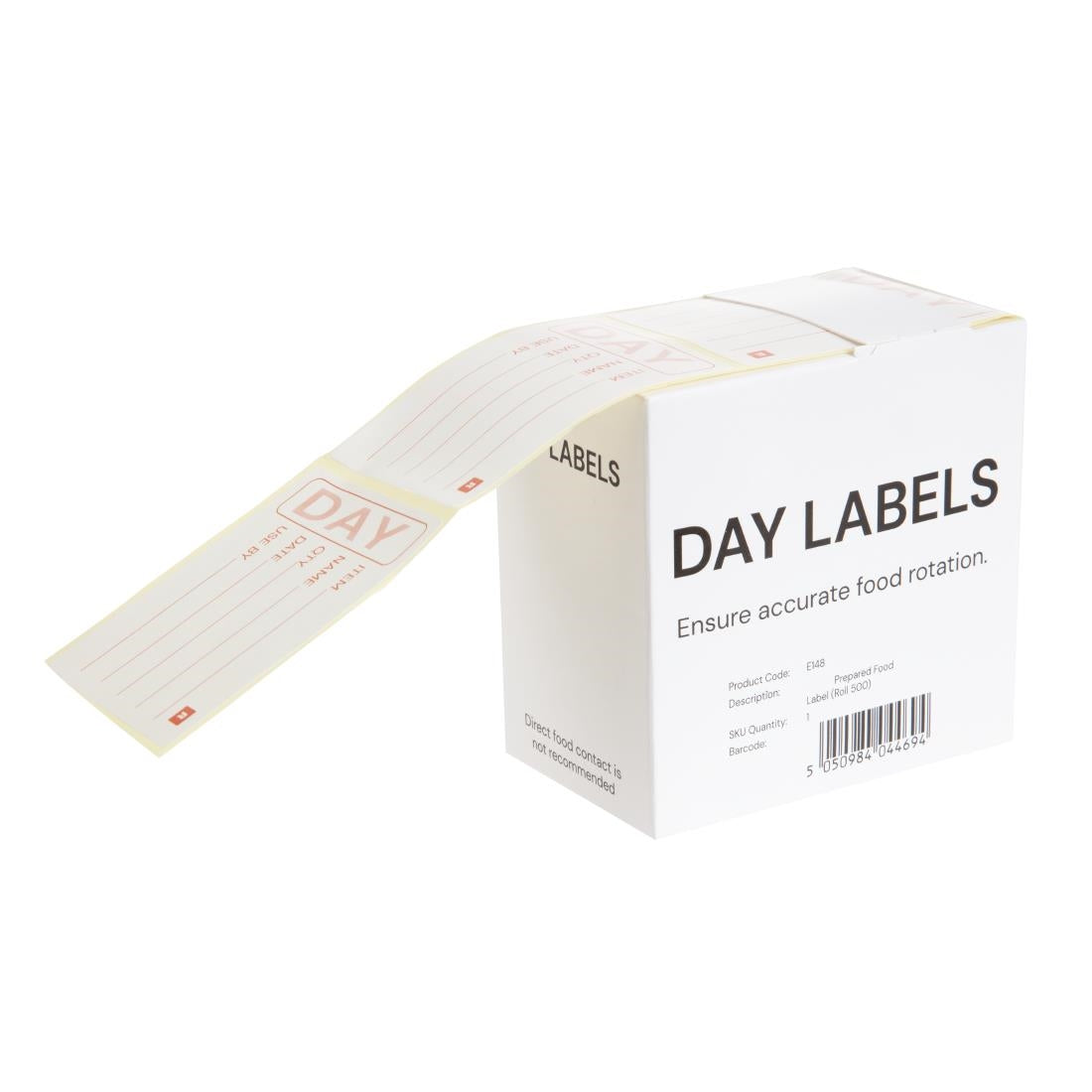 Prepped Food Labels