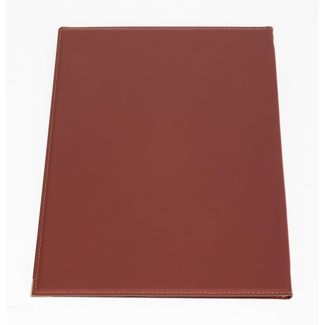 Olympia Faux Leather Menu Cover A4 Burgundy