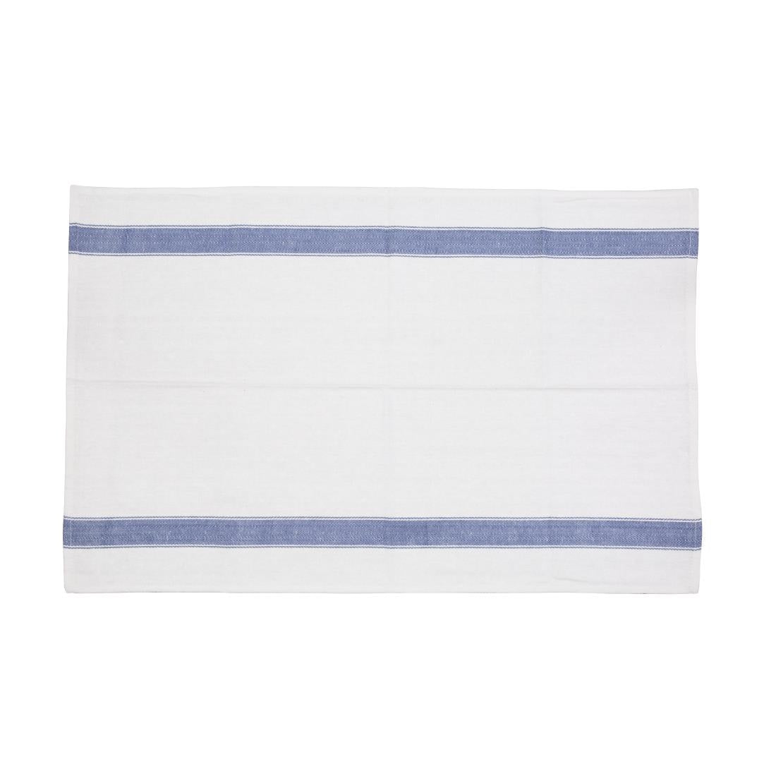 vogue heavy blue tea towel