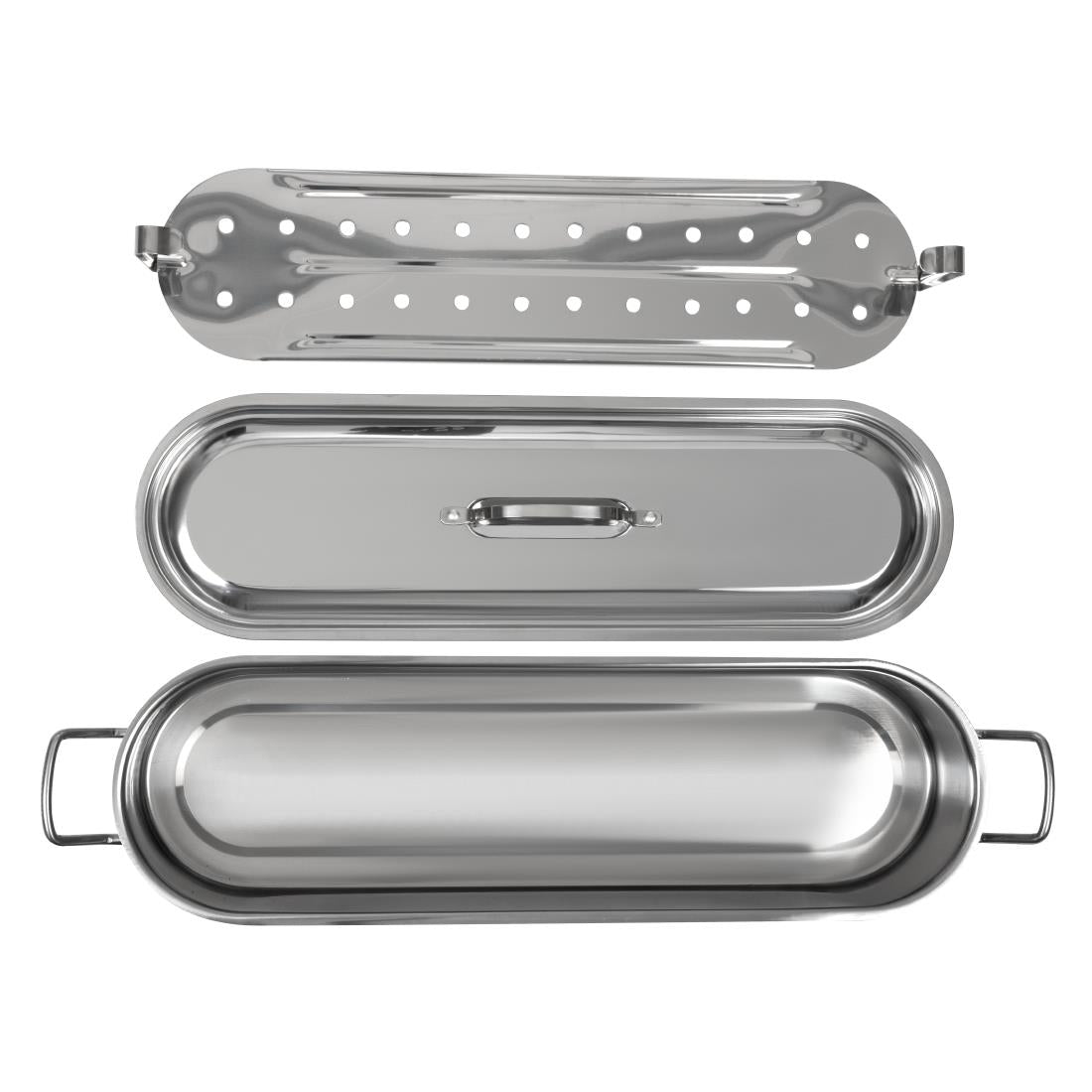 Kitchen Craft Stainless Steel Fish Kettle 74cm