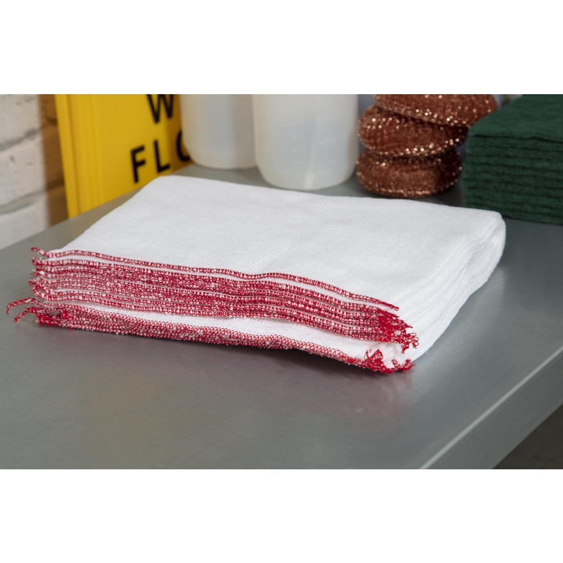 Jantex Dish Cloths Bleached (10 Pack)
