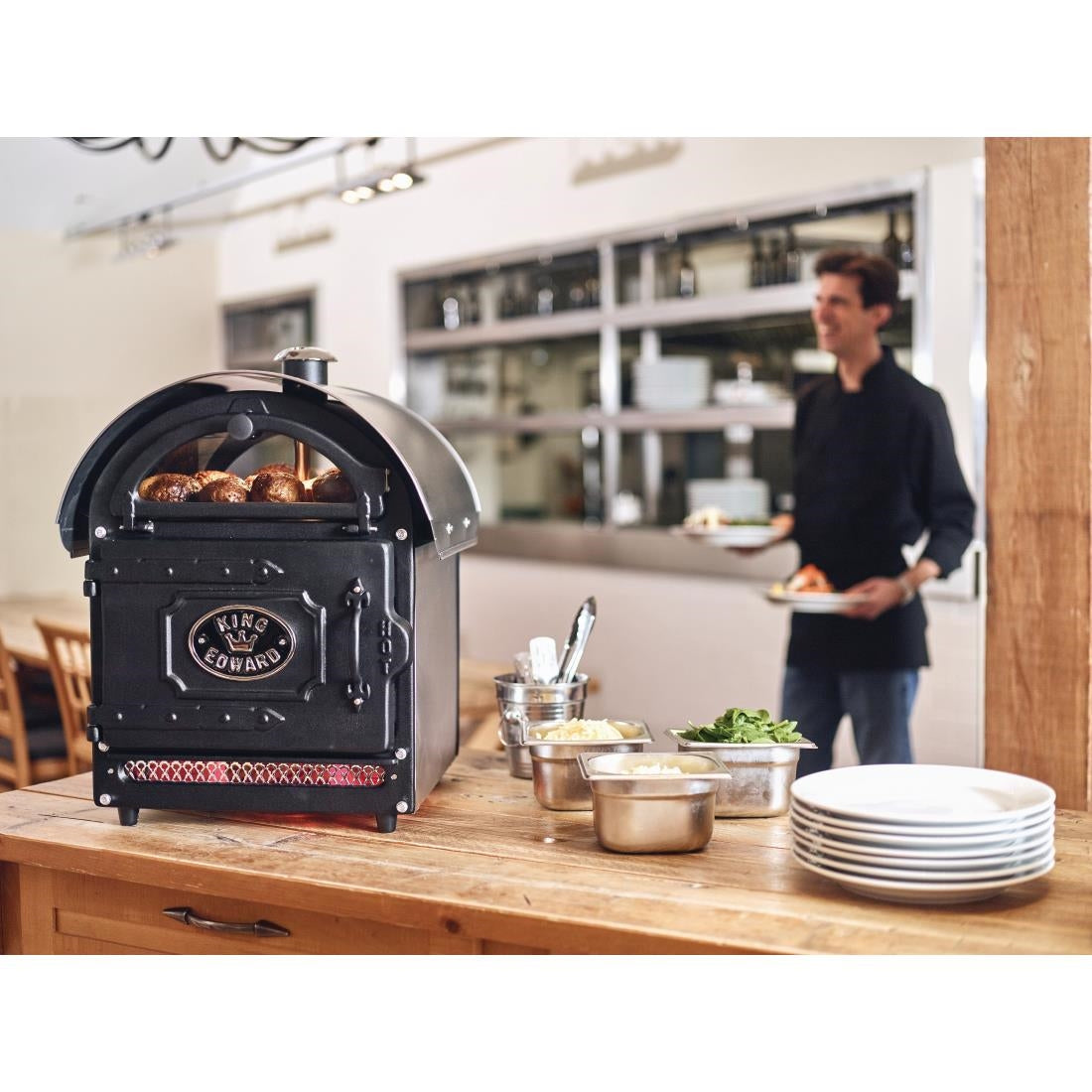 King Edward Potato Baker Small Stainless Steel PB1FV