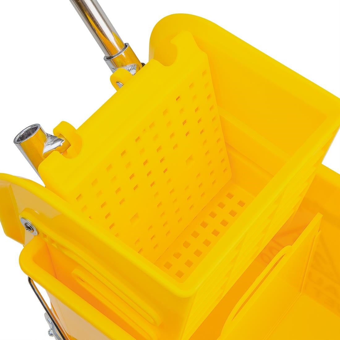 Jantex Kentucky Mop Bucket and Wringer 15Ltr Yellow