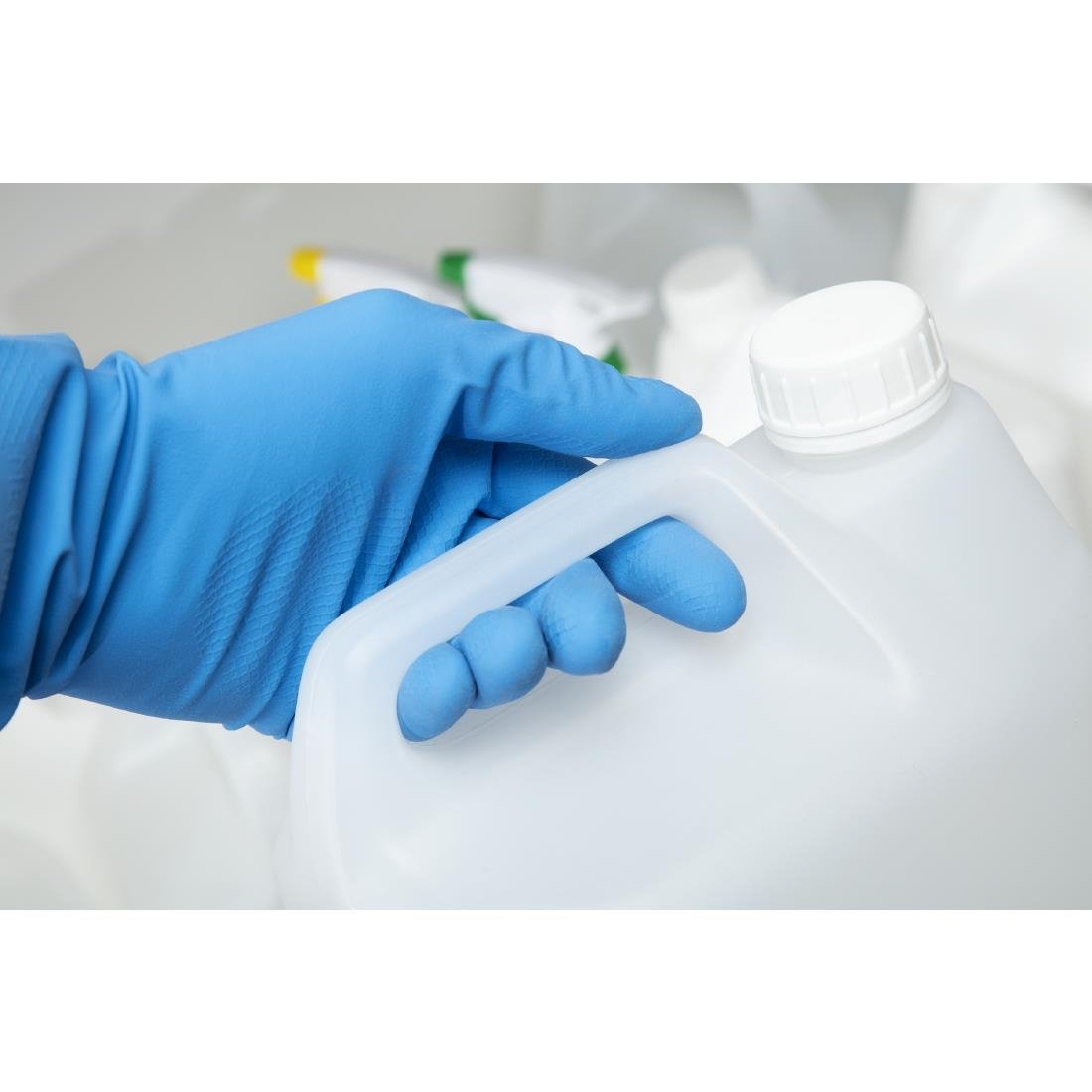 Jantex Latex Household Gloves Blue Small