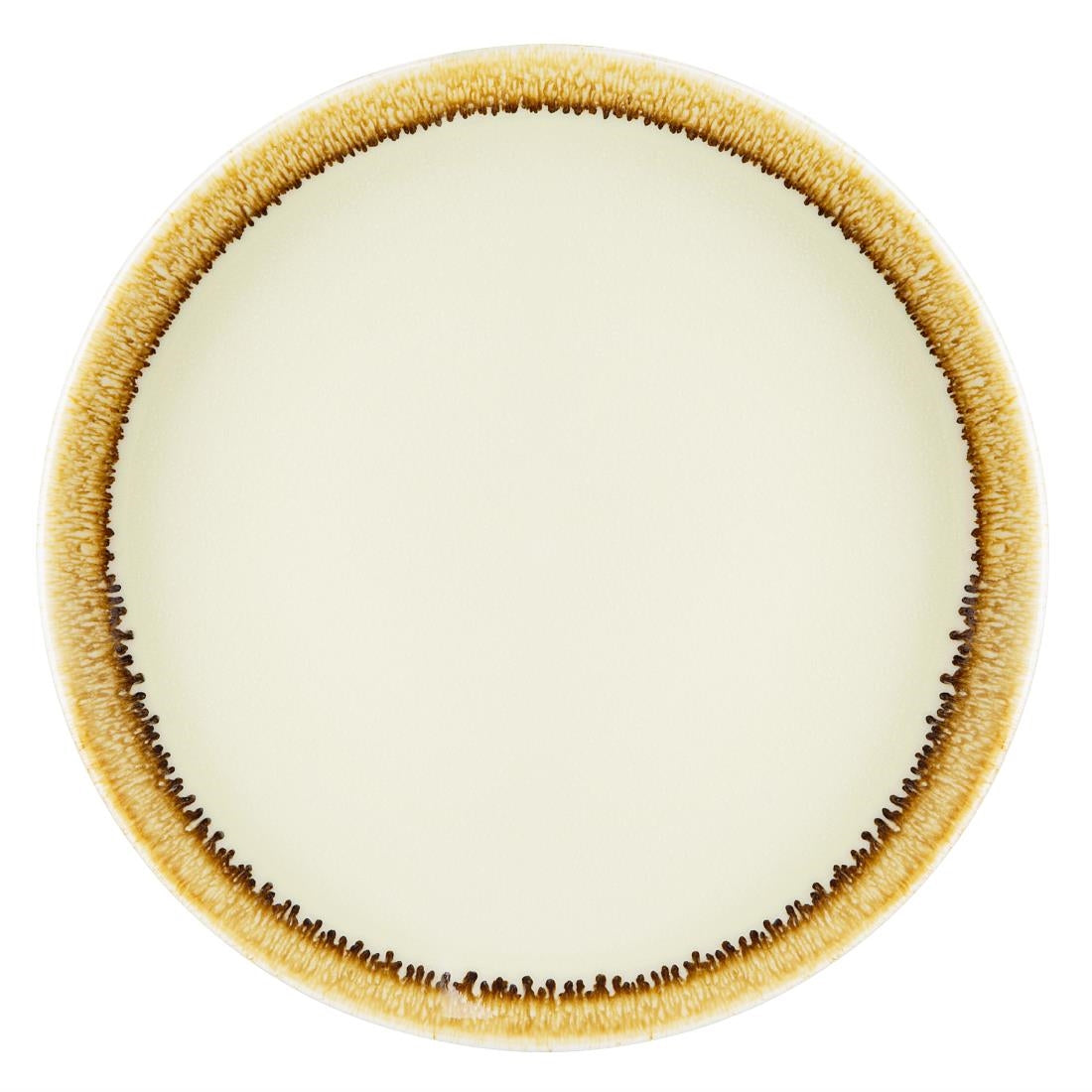 Olympia Kiln Sandstone Round Coupe Plates 180mm (6 Pack)