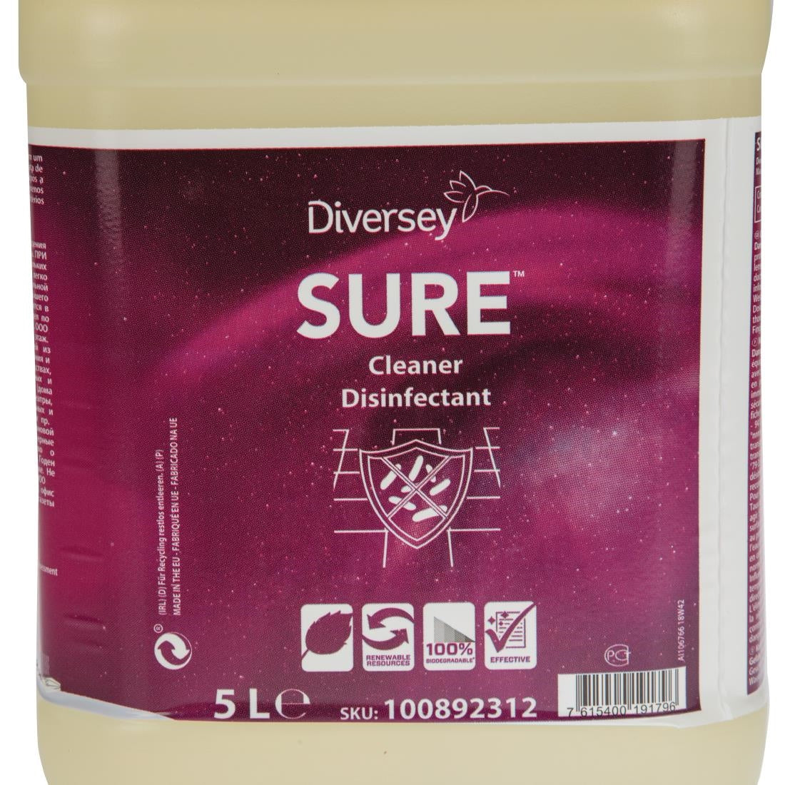 SURE Cleaner and Disinfectant Concentrate 5Ltr