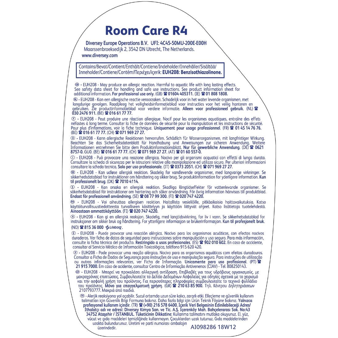 Room Care R4 Furniture Polish Ready To Use 750ml