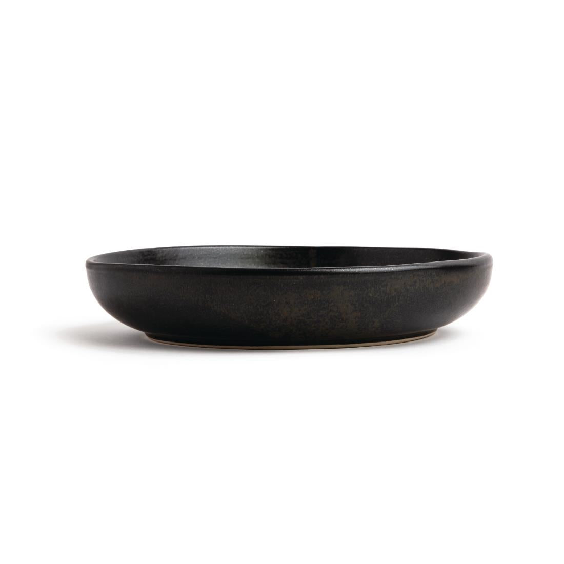 Olympia Canvas Coupe Bowls Delhi Black 230mm (6 Pack)