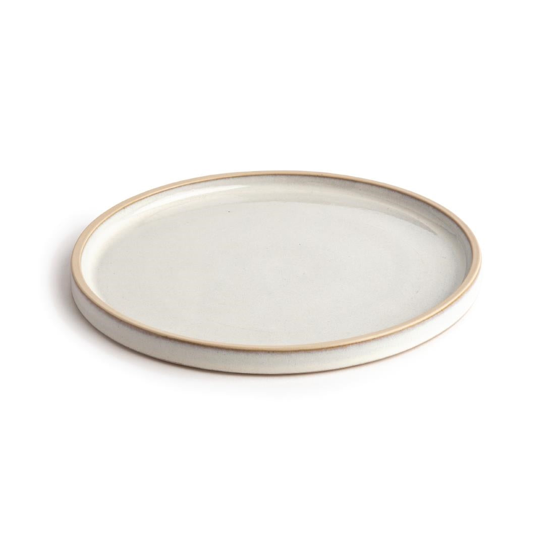 Olympia Canvas Flat Plates Murano White 250mm (6 Pack)