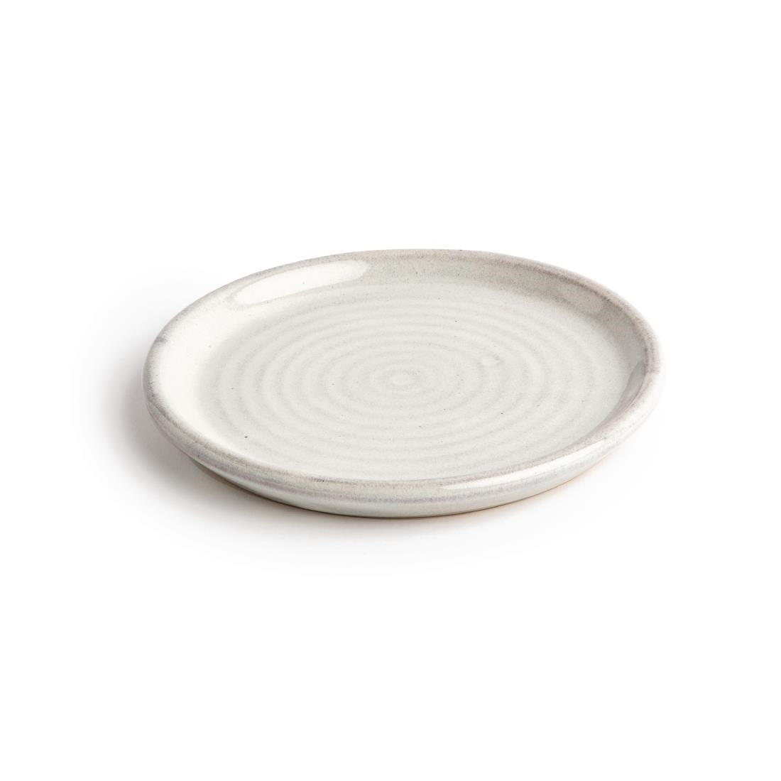 Olympia Canvas Small Rim Plates Murano White 180mm (6 Pack)