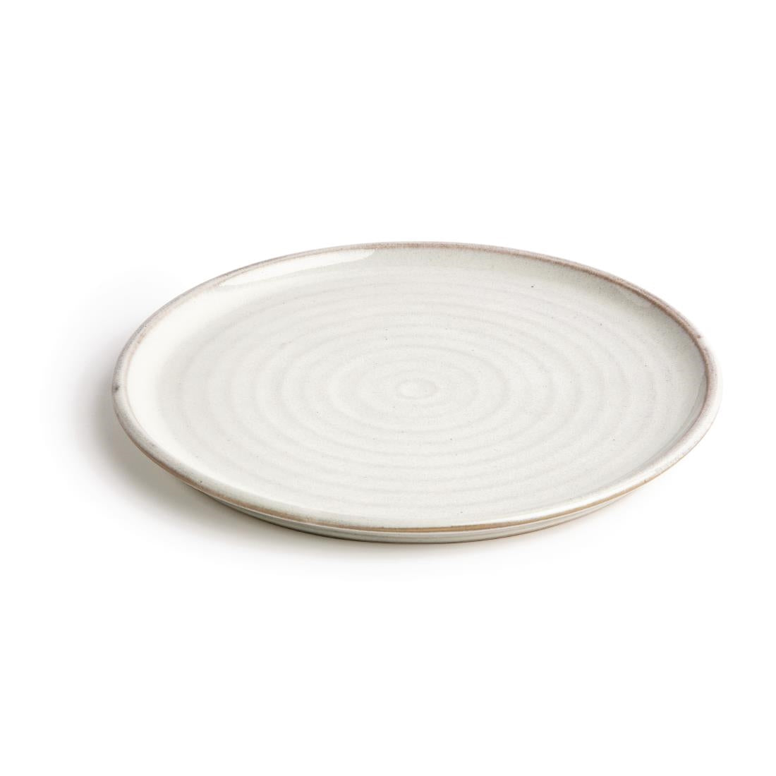 Olympia Canvas Small Rim Plates Murano White 265mm (6 Pack)