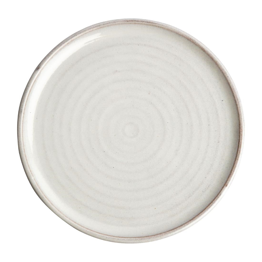 Olympia Canvas Small Rim Plates Murano White 265mm (6 Pack)