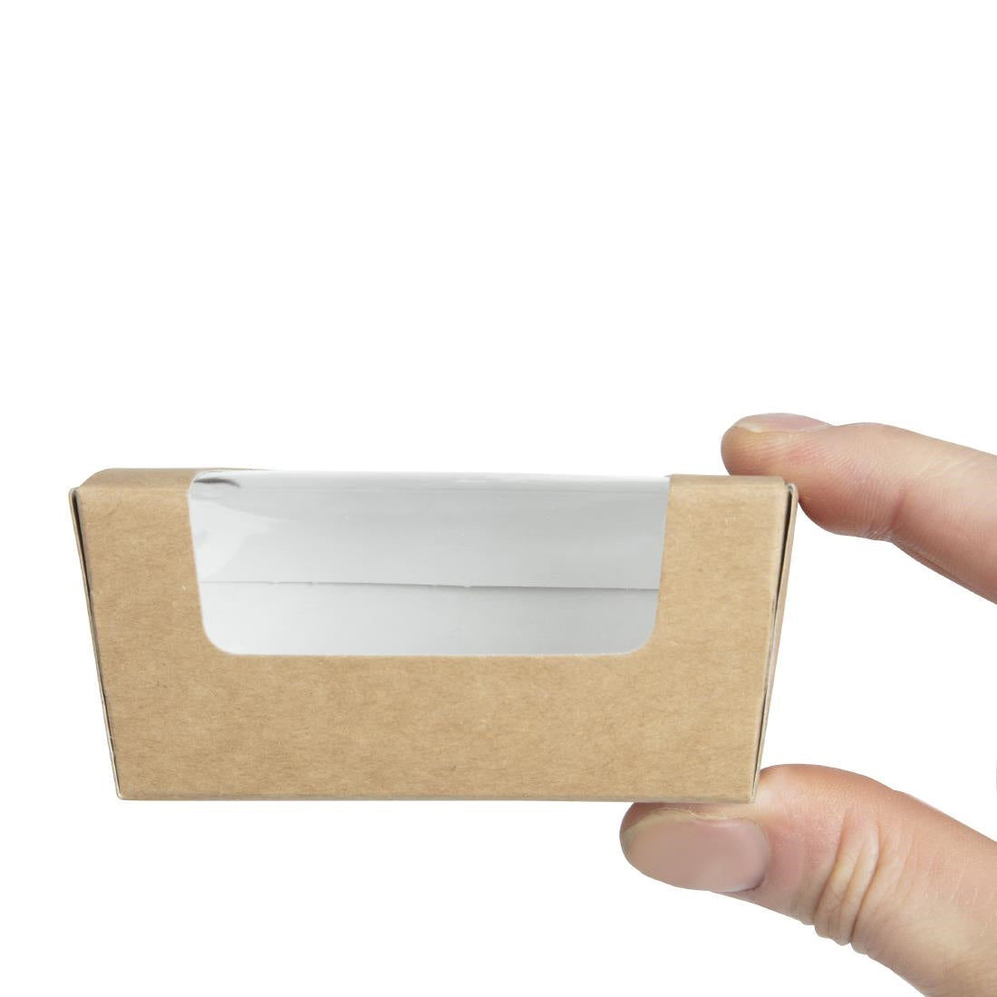 Colpac Compostable Kraft Cake Boxes with Window Small (500 Pack)