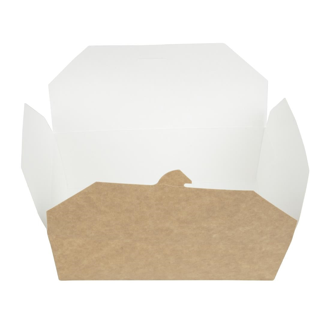 Colpac Recyclable Kraft Microwaveable Food Boxes 1950ml / 68oz (200 Pack)