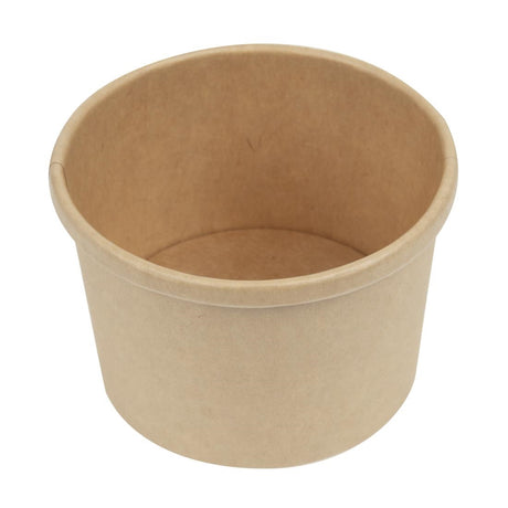 Colpac Recyclable Kraft Microwavable Soup Cups 225ml (500 Pack)