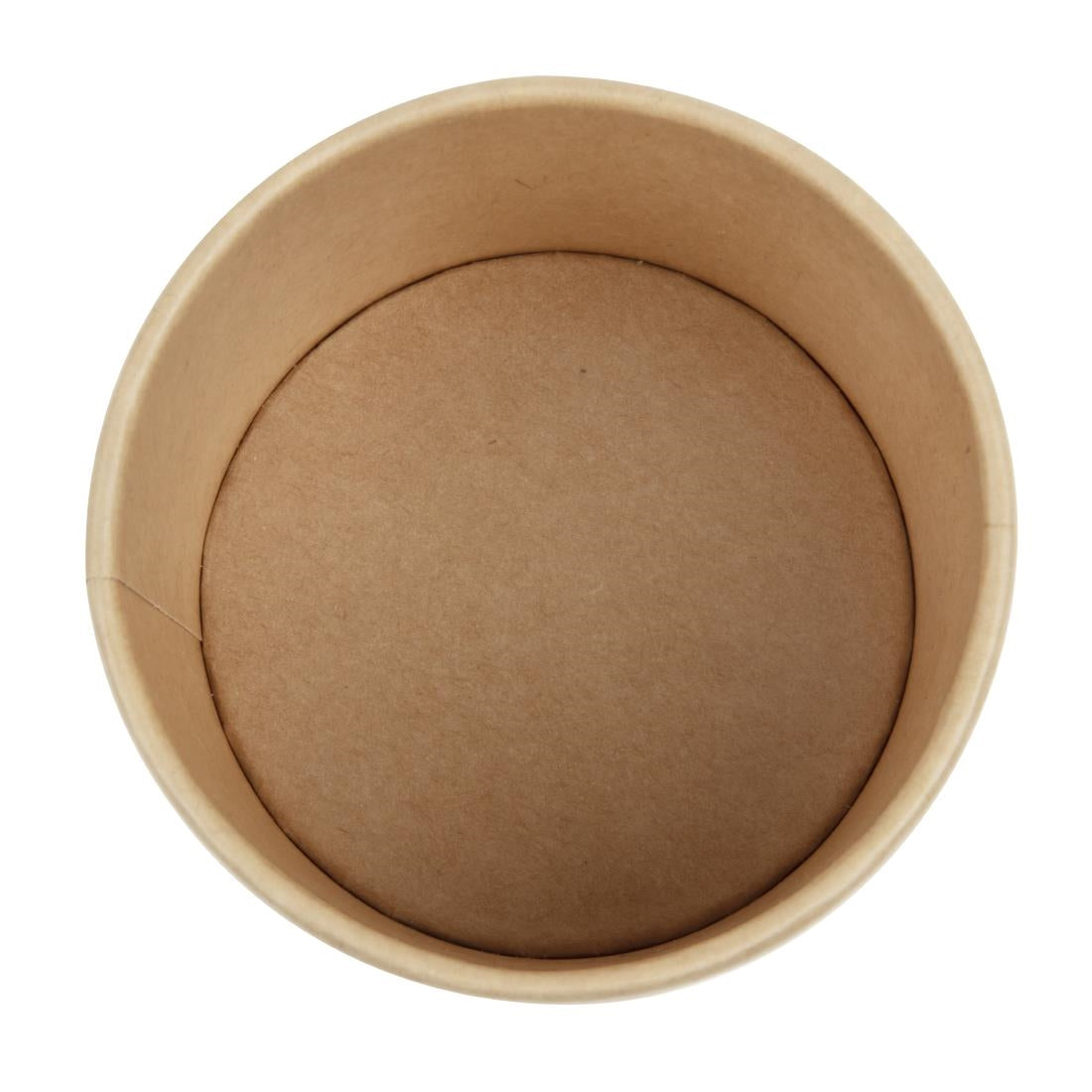 Colpac Recyclable Kraft Microwavable Soup Cups 225ml (500 Pack)