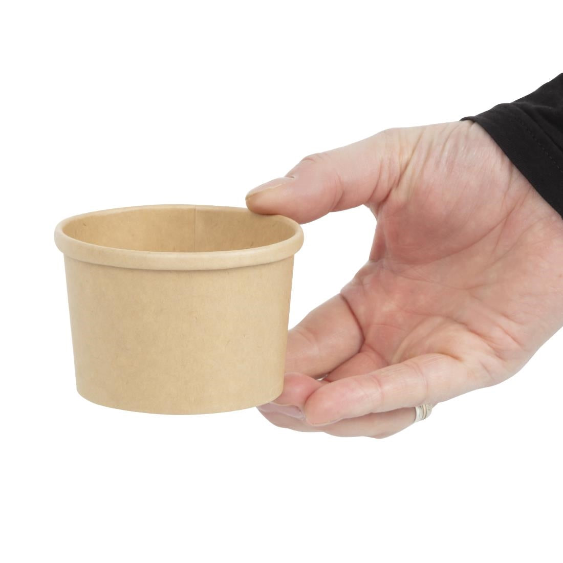 Colpac Recyclable Kraft Microwavable Soup Cups 225ml (500 Pack)