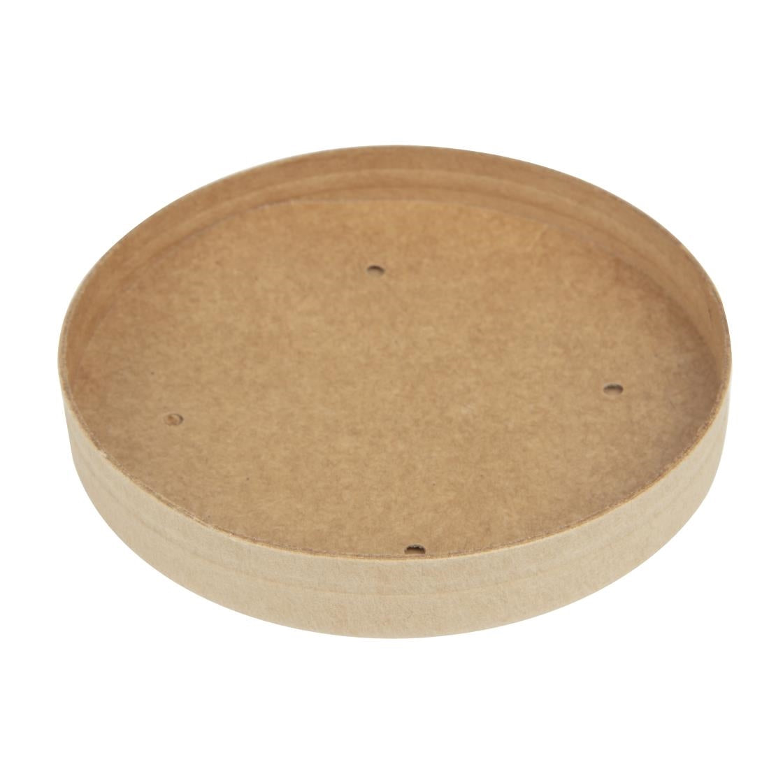Colpac Recyclable Kraft Microwavable Soup Cup Lids 8oz and 12oz (500 Pack)