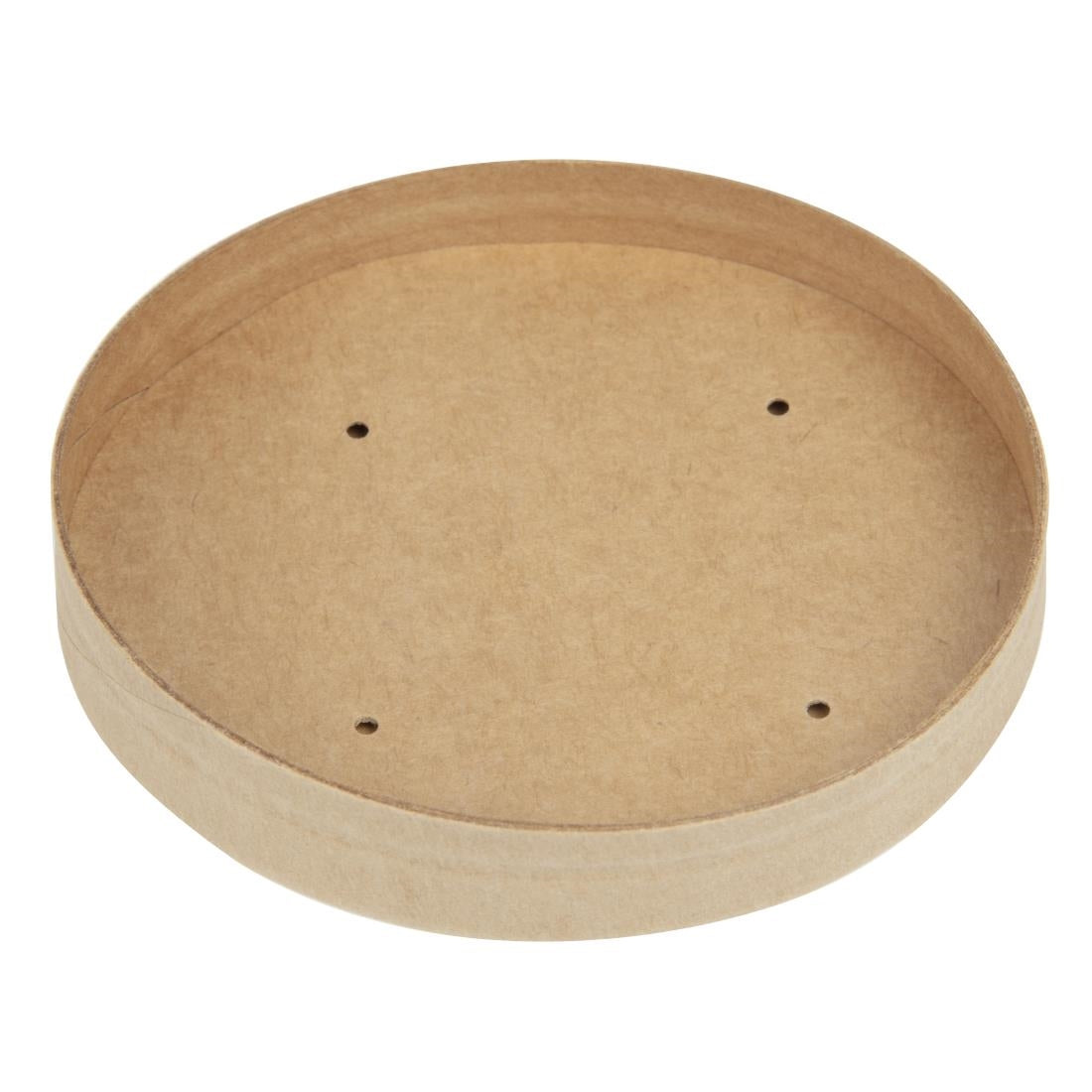 Colpac Recyclable Kraft Microwavable Soup Cup Lids 450ml (500 Pack)