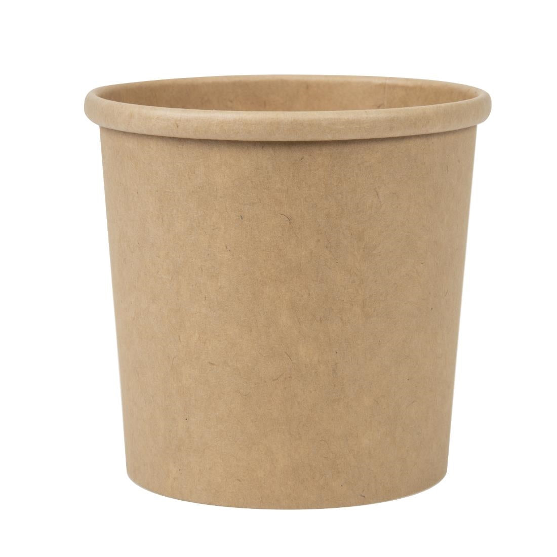 Colpac Recyclable Kraft Microwavable Soup Cups 350ml (500 Pack)