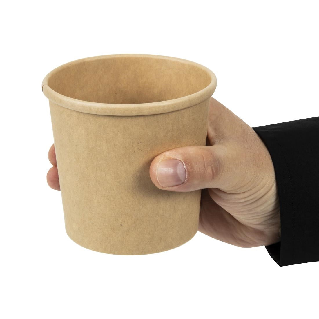 Colpac Recyclable Kraft Microwavable Soup Cups 350ml (500 Pack)