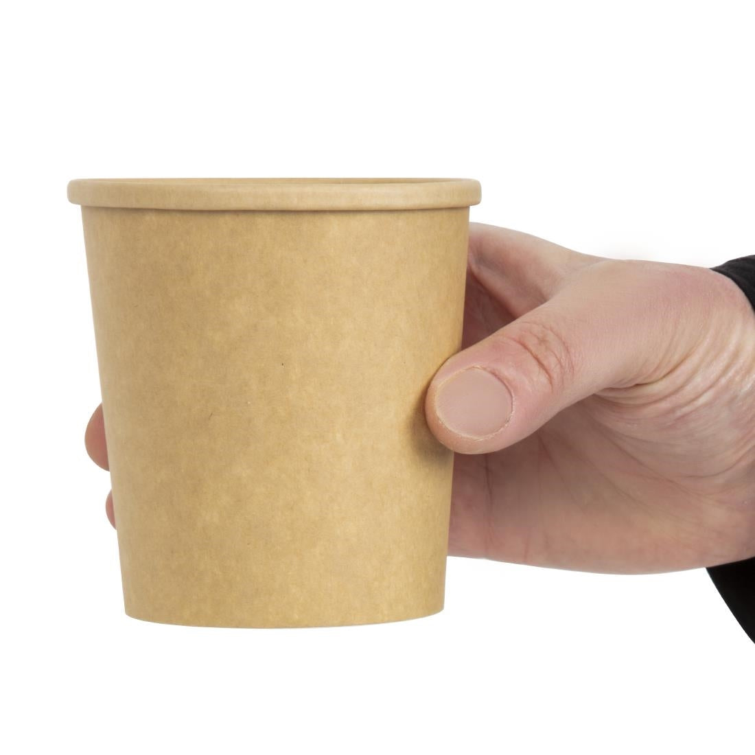 Colpac Recyclable Kraft Microwavable Soup Cups 450ml / 16oz (500 Pack)