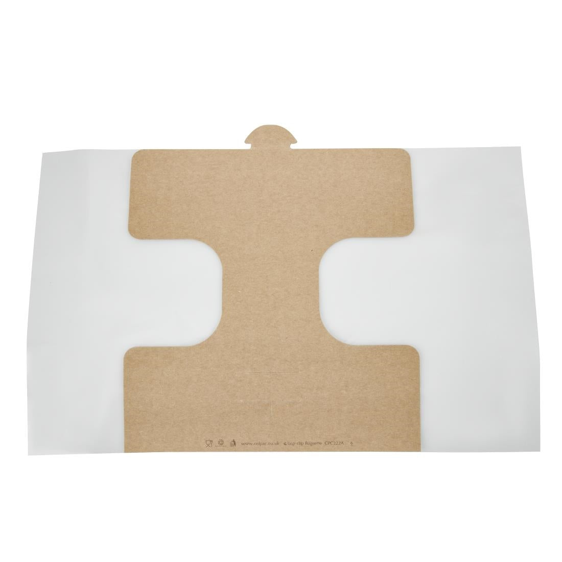 Colpac Clasp Clip Recyclable Kraft Baguette Packs (500 Pack)