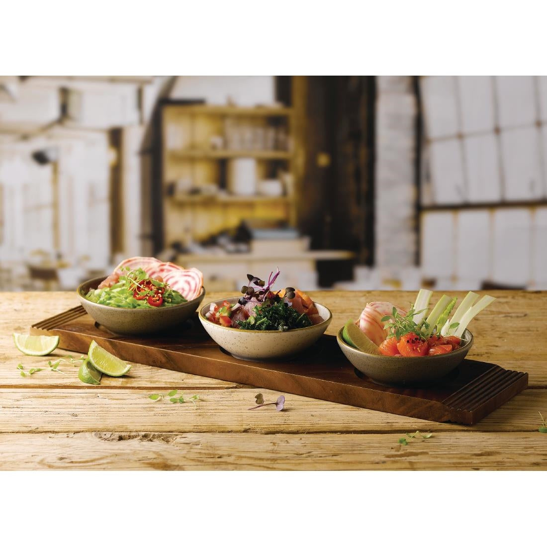 Churchill Stonecast Shallow Bowls Barley White 7oz 116mm (12 Pack)