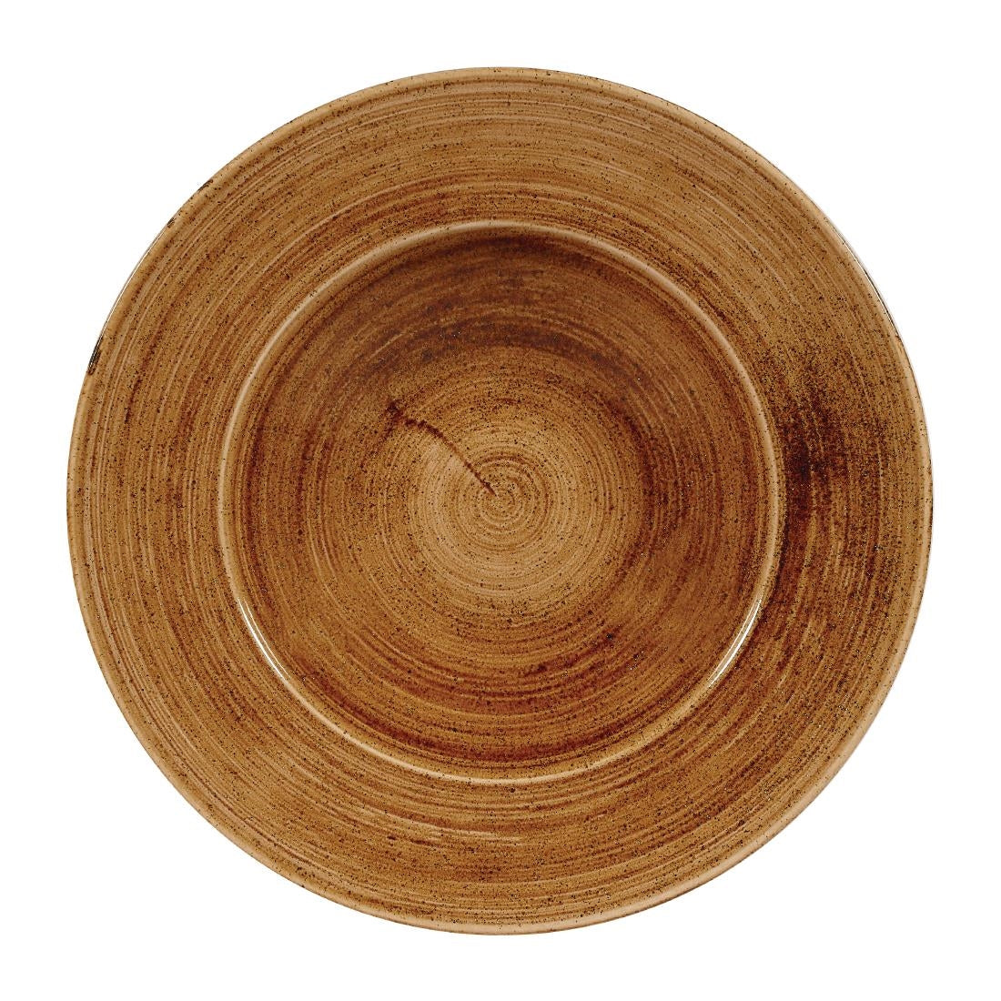 Churchill Stonecast Patina Wide Rim Bowls Vintage Copper 16.5oz 280mm