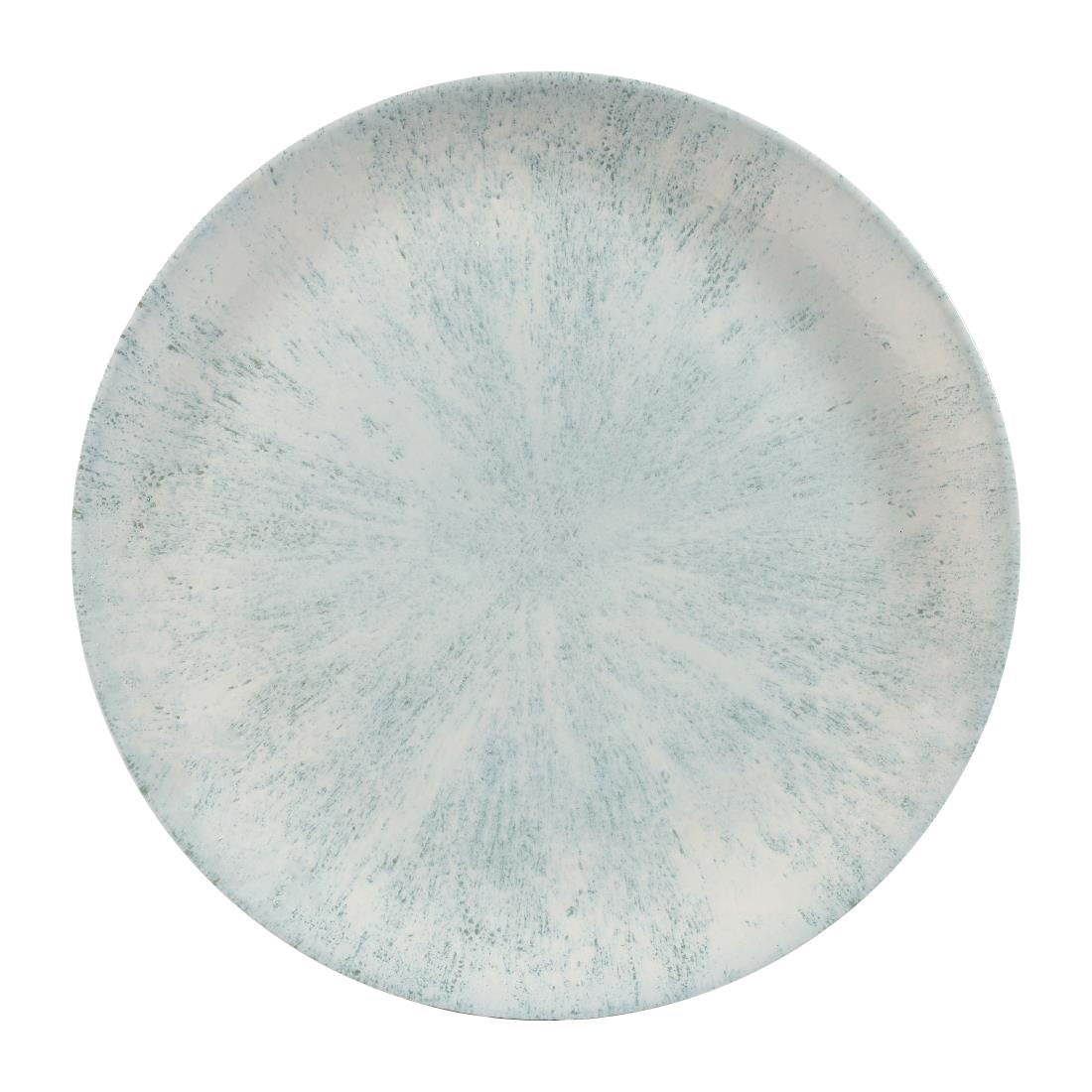 Churchill Stone Coupe Plates Aquamarine 288mm (12 Pack)