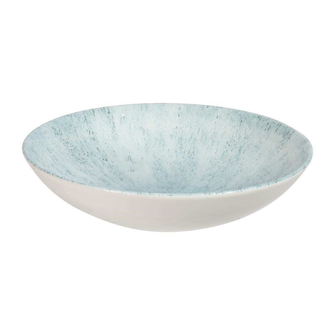 Churchill Stone Coupe Bowls Aquamarine 15oz 182mm (12 Pack)