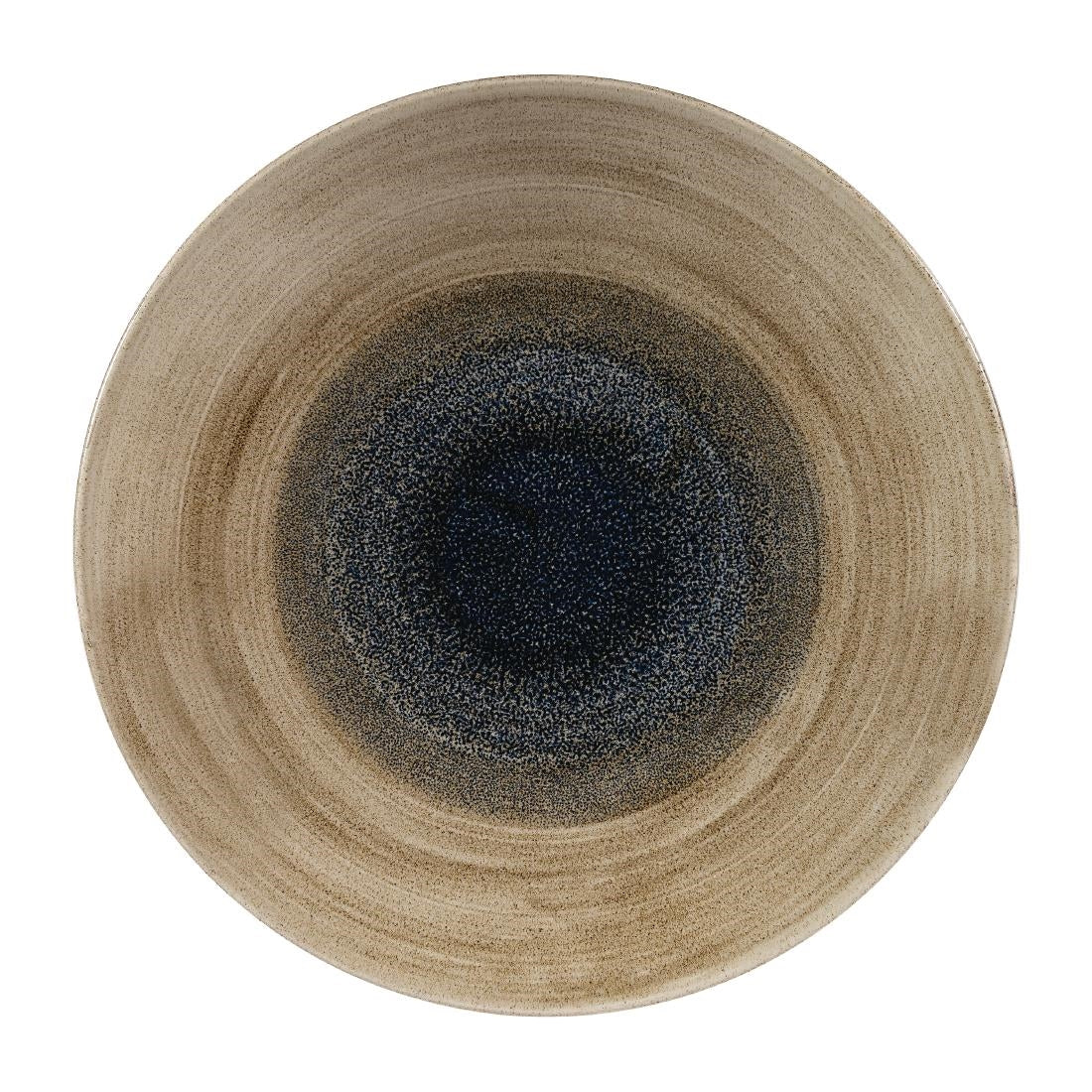 Churchill Stonecast Aqueous Deep Coupe Plates Bayou Taupe 281mm (12 Pack)