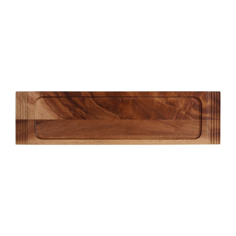 Churchill Alchemy Wood Large Double Handled Boards 495x130mm (4 Pack)