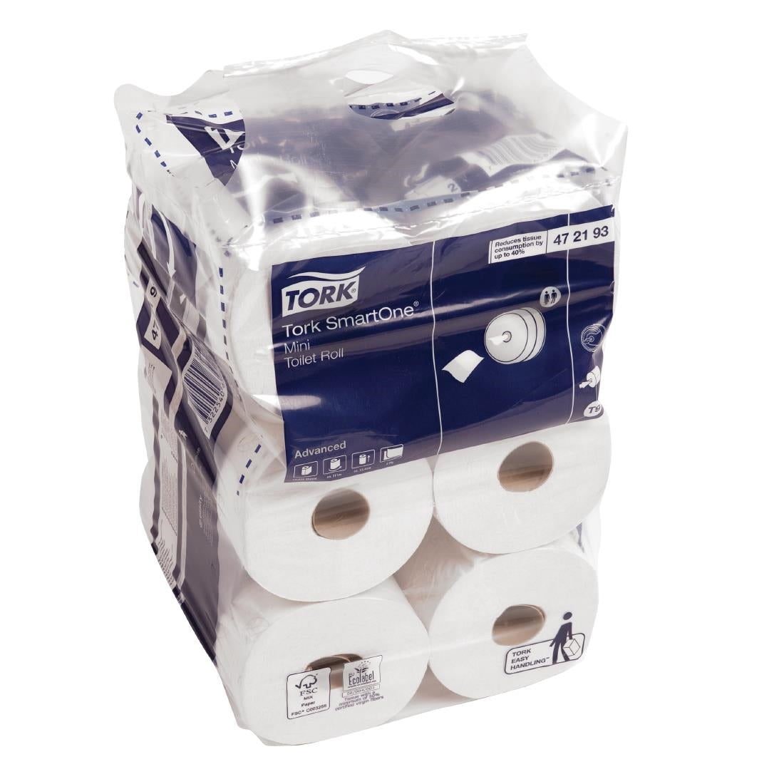 Tork SmartOne Mini Toilet Rolls (12 Pack)